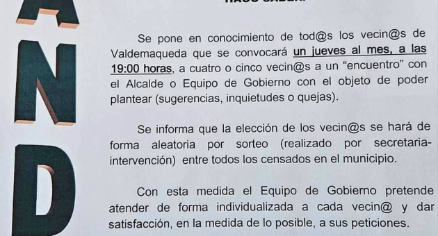 Bando: Encuentros con vecinos 2025